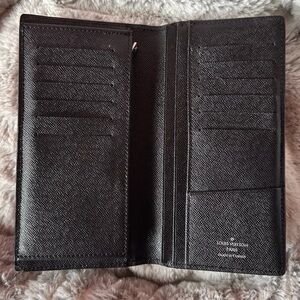 Louis Vuitton Black Cuir Millesime Wallet